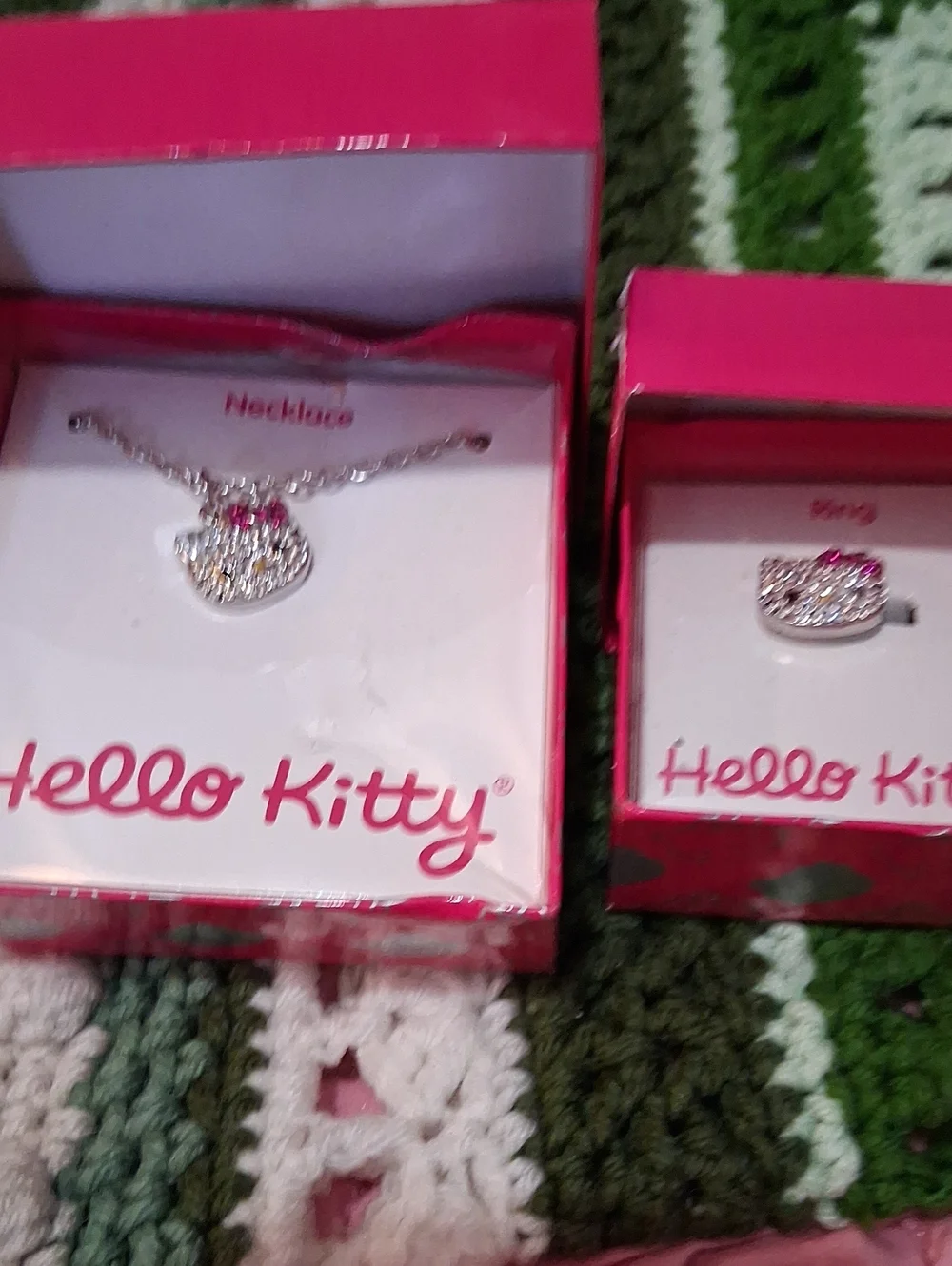 Hello Kitty Neckless And Ring